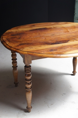louis-philippe-table-drop-leaf-round-french-rustic-anitque-dining-cherrywood-nz-